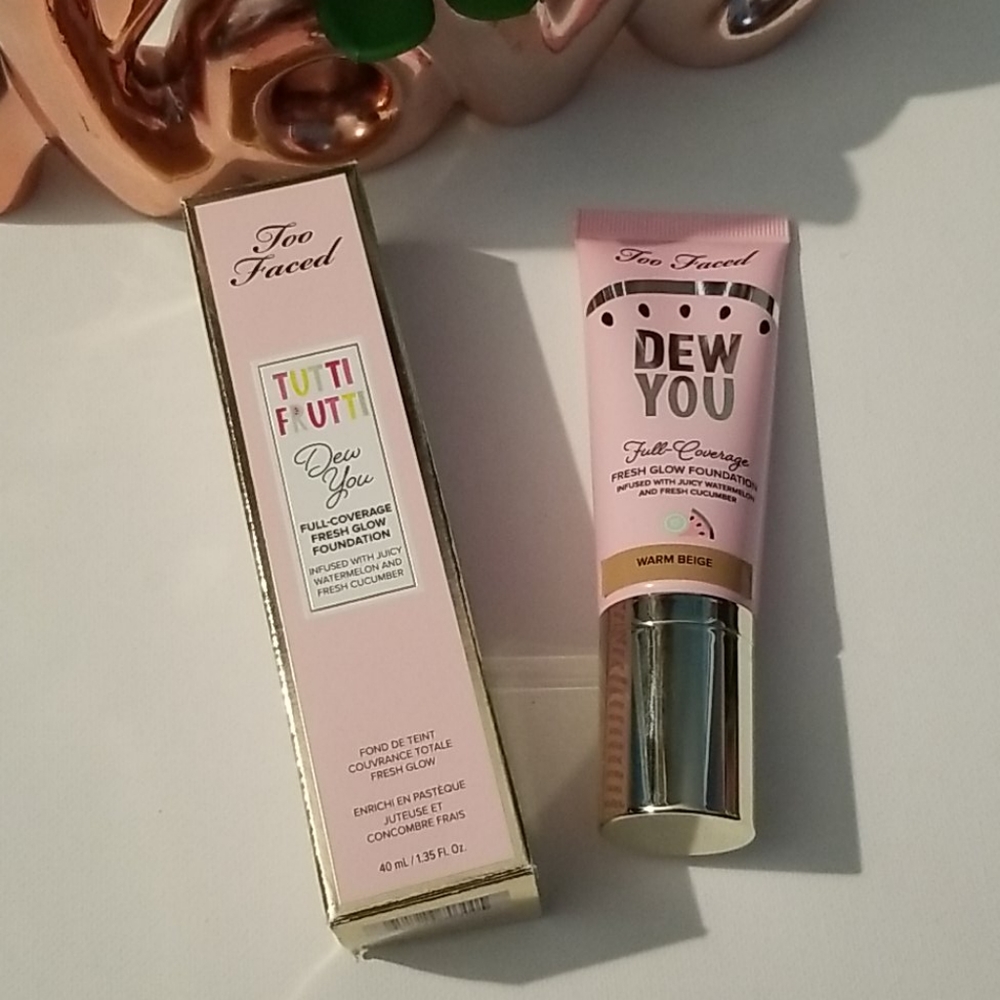 "Warm Beige" Too Faced foundation